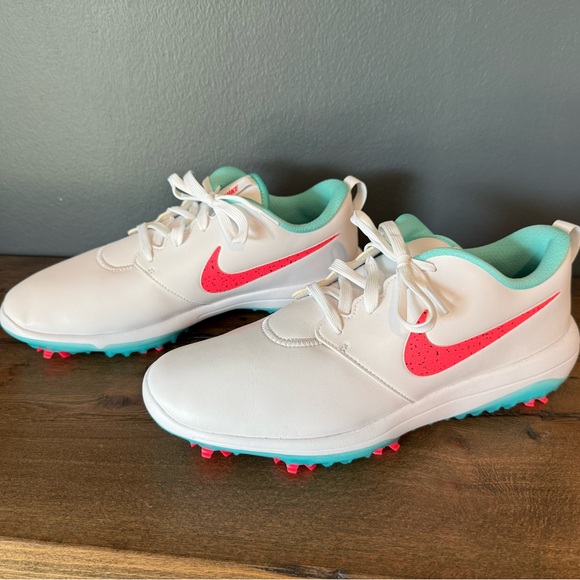 Roshe Golf Tour Nike Roshe G Tour Golf Leather Black Shoes Spikes AR5580-001 Mens